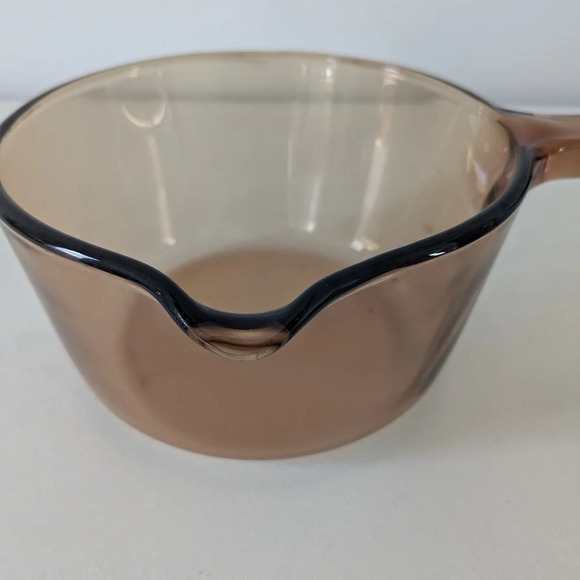 Corningware Pyrex Vision Amber Pot 1L Vintage USA - Picture 4 of 6